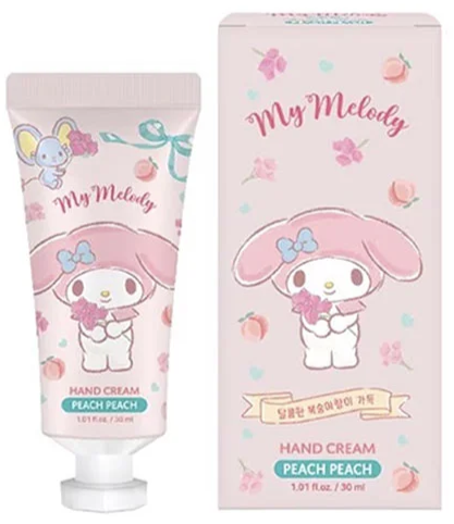 Measty My Melody zvlhčující krém na ruce s vůní bílé broskve 30 ml