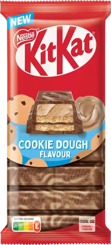 KitKat tabulka s mléčnou čokoládou a náplní s příchutí cookie dough 99 g CZ