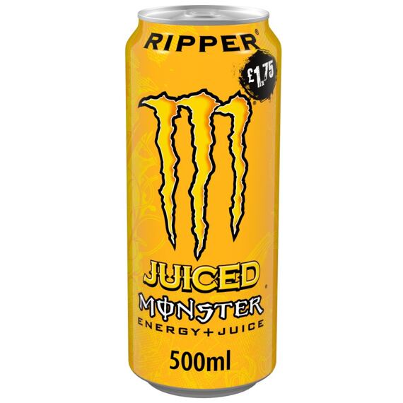 Monster Ripper sycený energetický nápoj s příchutí exotického ovoce 500 ml PM