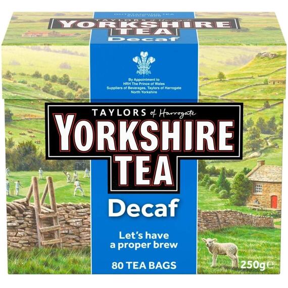 Yorkshire Tea Decaf černý čaj bez kofeinu 250 g