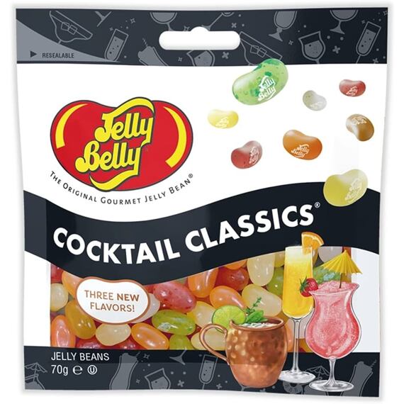 Jelly Belly Jelly Beans žvýkací bonbonky s příchutí koktejlů 70 g