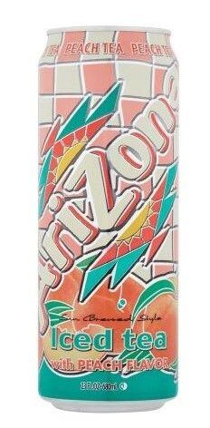 Arizona ledový čaj s příchutí broskve 650 ml