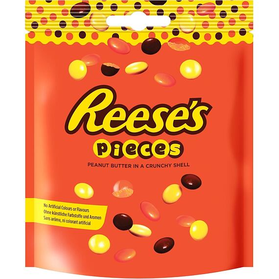 Reese's Pieces bonbonky s cukrovou skořápkou a náplní z arašídového másla 90 g