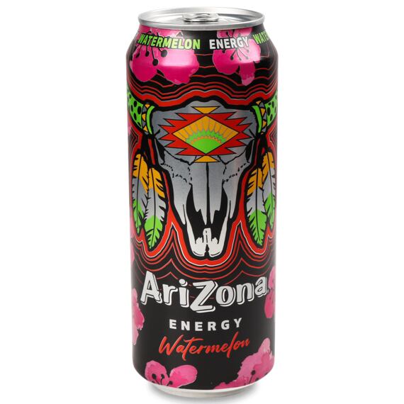 Arizona Energy sycený energetický nápoj s příchutí vodního melounu 500 ml