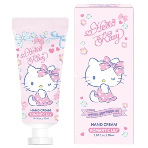 Measty Hello Kitty zvlhčující krém na ruce s vůní lilie 30 ml