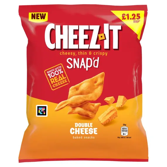 Cheez-It Snap'd pšeničné sýrové krekry 65 g PM