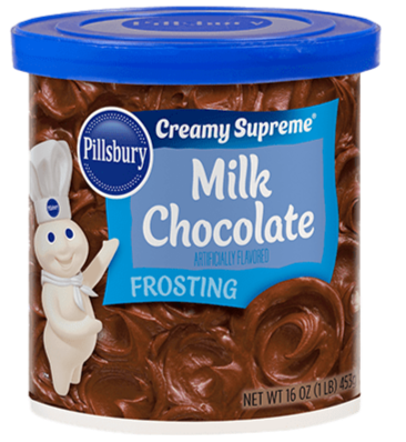 Pillsbury krémová poleva s příchutí mléčné čokolády 453 g