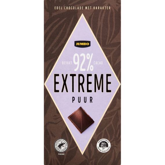 Jumbo hořká čokoláda 92 % 100 g