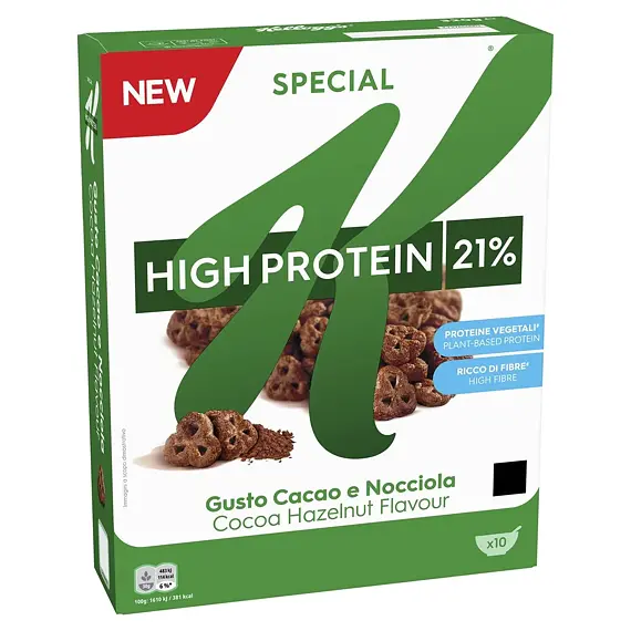 Kellogg's Special K cereálie s vysokým obsahem proteinu příchutí kakaa a oříšků 320 g