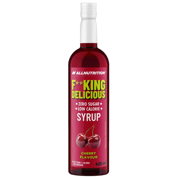 F**KING Delicious Zero sirup bez cukru se sladidly s příchutí třešně 420 ml