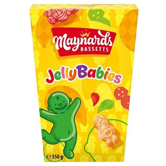 Maynards Bassetts Jelly Babies dárkové balení 350 g