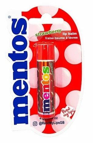Mentos balzám na rty s příchutí jahody 4 g