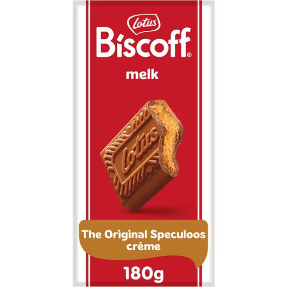 Lotus Biscoff mléčná čokoláda s náplní s příchutí sušenek 180 g