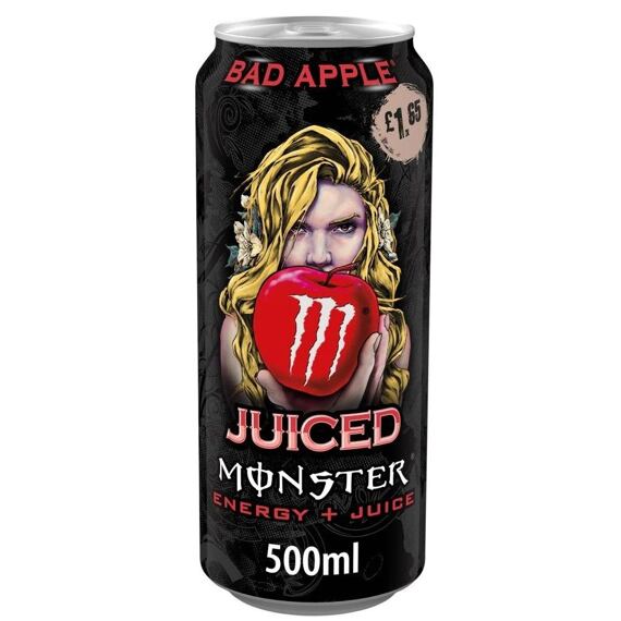 Monster UK Bad Apple energetický nápoj s příchutí jablka 500 ml PM