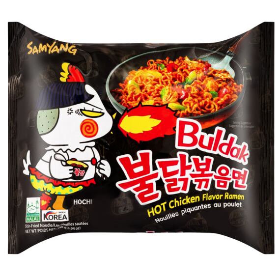 Samyang Buldak instantní pálivé těstoviny s kuřecí příchutí 140 g