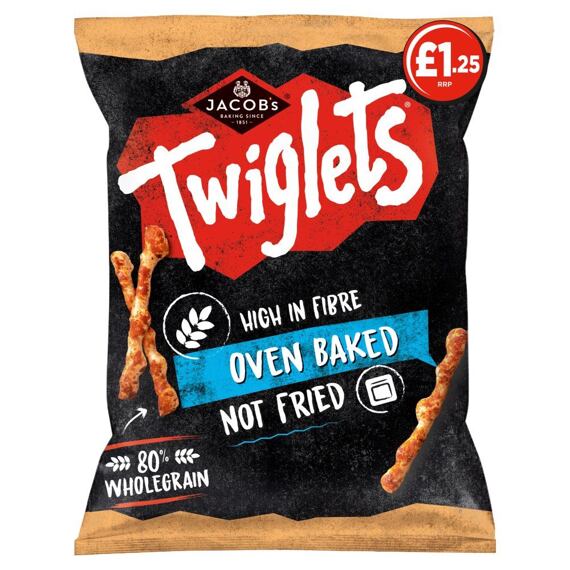 Twiglets křupavé celozrnné tyčinky ochucené kvasnicovým extraktem 105 g PM