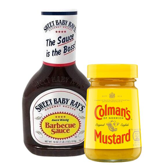 Sweet Baby Ray's BBQ omáčka 510 g + Colman's anglická hořčice 170 g