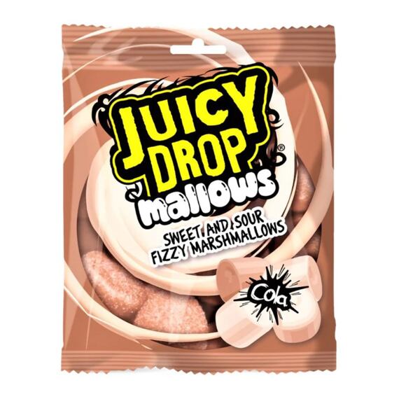 Juicy Drop kyselé marshmallows s kolovou příchutí 100 g