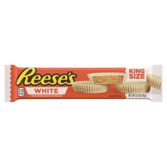Reese's 4 košíčky plněné arašídovým máslem s polevou z bílé čokolády 79 g