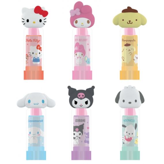 Measty lízátko ve tvaru rtěnky se sběratelskou postavičkou Sanrio 1ks 5 g