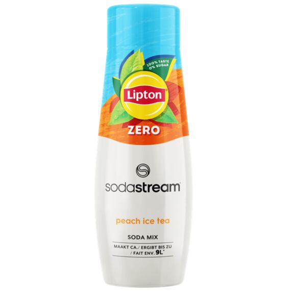 SodaStream Lipton sirup s příchutí broskvového čaje bez cukru 440 ml