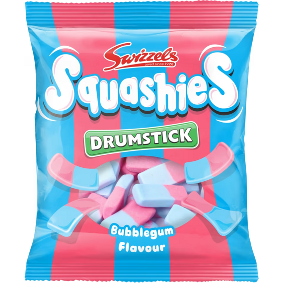 Swizzels Squashies žvýkací bonbony s příchutí žvýkačky 140 g