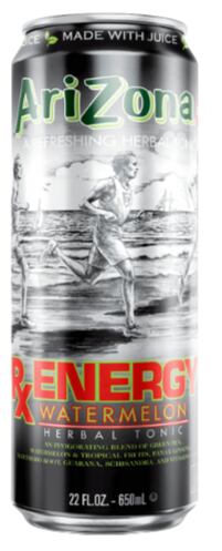 Arizona bylinný energetický nápoj s příchutí melounu 650 ml