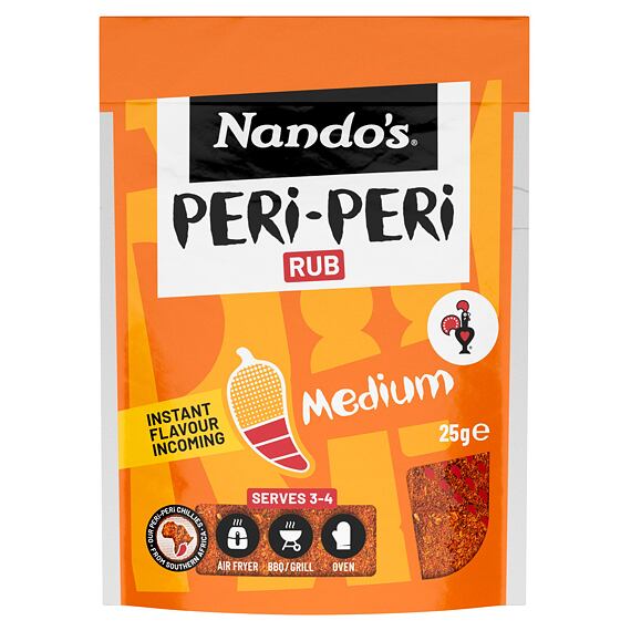 Nando's Peri-Peri kořenící směs s chilli papričkami 25 g
