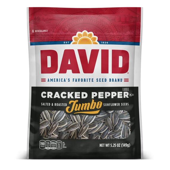 David Jumbo slunečnicová semínka se solí a pepřem 149 g