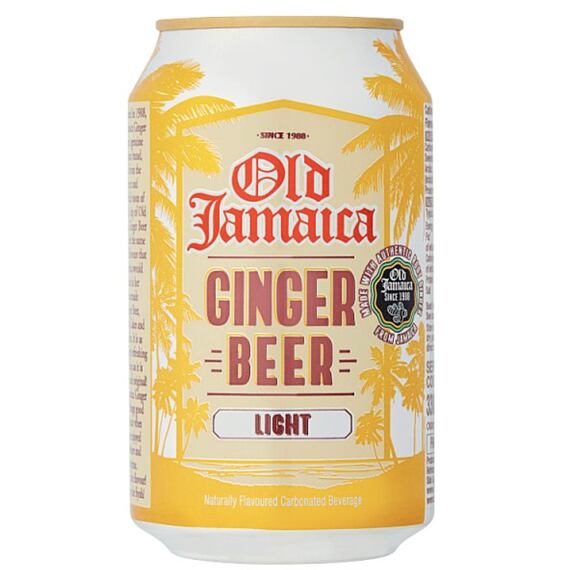 Old Jamaica limonáda bez cukru s příchutí zázvorového piva 330 ml