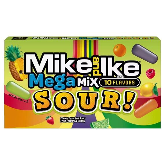 Mike and Ike Mega Mix Sour! 120 g