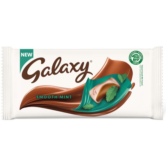 Galaxy mléčná čokoláda s mátovou příchutí 110 g