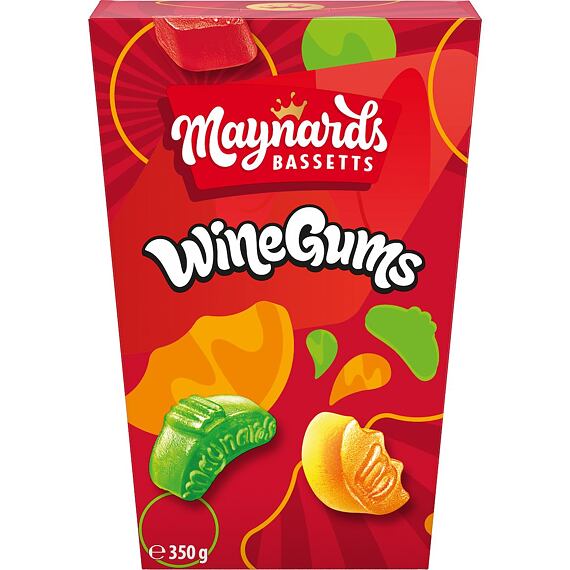 Maynards Bassetts Wine Gums žvýkací bonbony s ovocnými příchutěmi 350 g