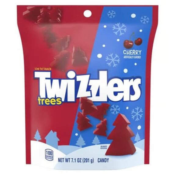 Twizzlers Trees pendreky ve tvaru stromečků s třešňovou příchutí 201 g