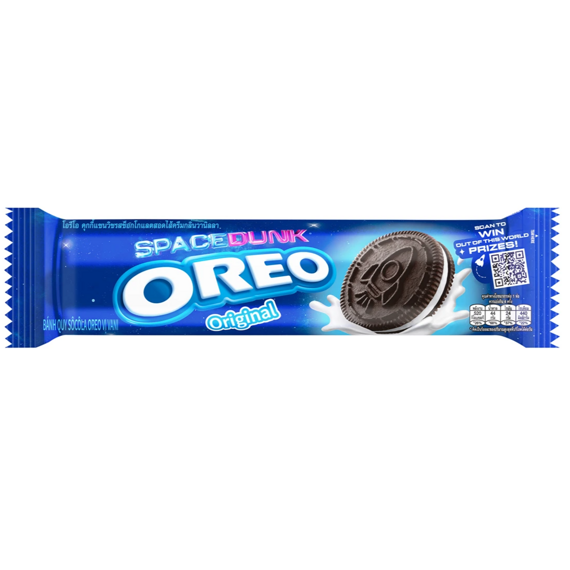 Oreo Space Dunk kakaové sušenky s vanilkovou náplní 110,4 g