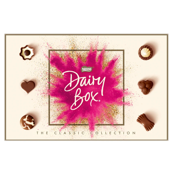 Nestlé Dairy Box výběr čokoládových lanýžů a pralinek 322 g