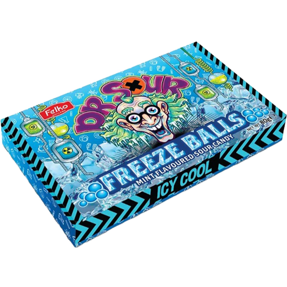 Felko Dr. Sour kyselé bonbóny s příchutí máty 80 g