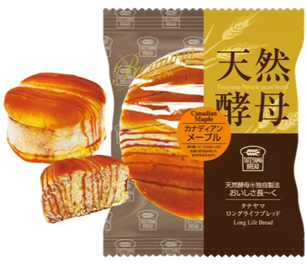 Tateyama Bread JP nadýchaný koláček s javorovým sirupem 95 g