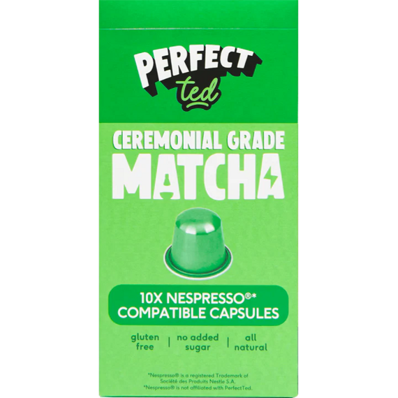 PerfectTed ceremoniální Matcha kapsle Nespresso 10 ks 1,5 g