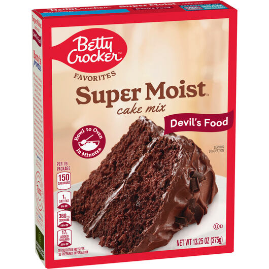 Betty Crocker směs na přípravu čokoládového dortu Devil's Food 375 g