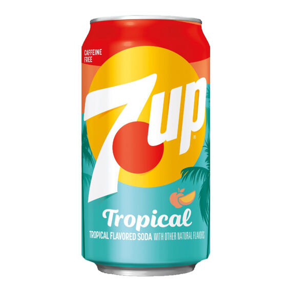 7 Up sycený nápoj s příchutí tropického ovoce 355 ml