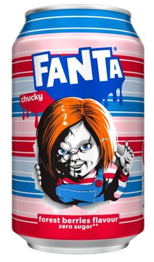 Fanta Chucky's Punch sycený nápoj s příchutí lesního ovoce bez cukru GB 330 ml
