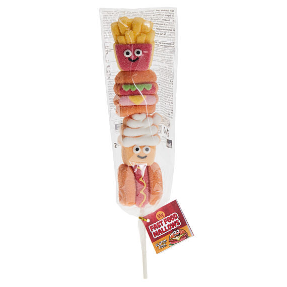 Becky's Fastfood marshmallow s ovocnou a vanilkovou příchutí 55 g