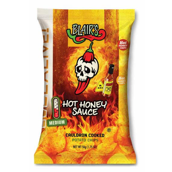 Blair's bramborové chipsy s příchutí pálivé medové omáčky 50 g