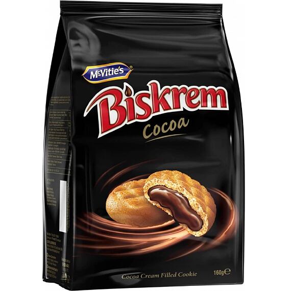 McVitie's Biskrem sušenky s kakaovou náplní 160 g