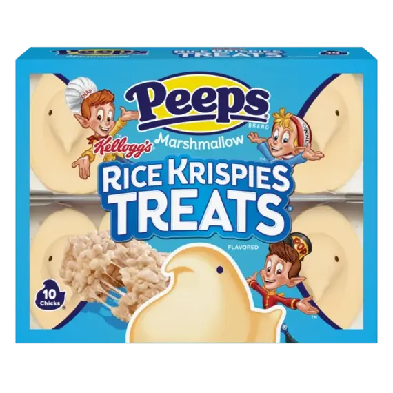 Peeps marshmallows ve tvaru kuřátek s příchutí Kellogg's Rice Krispies 42 g