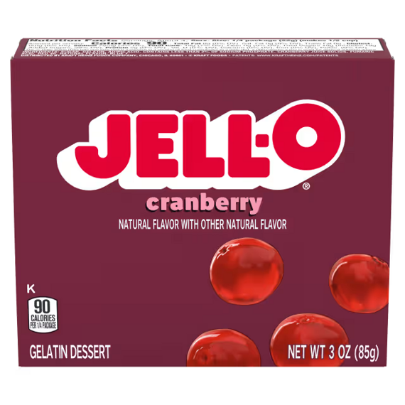 Jell-O instant zselatin áfonya ízesítéssel 85 g