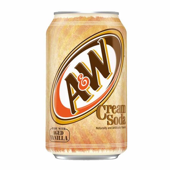 A&W limonáda s příchutí vanilky 355 ml