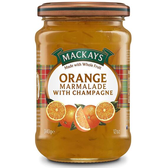 Mackays pomerančová marmeláda se šampaňským 340 g